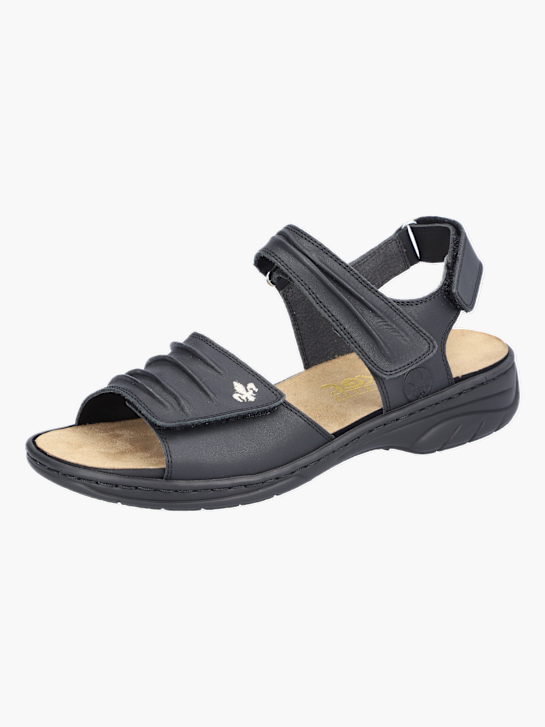 Rieker Damen Riemchensandalen Schwarz 137306 2