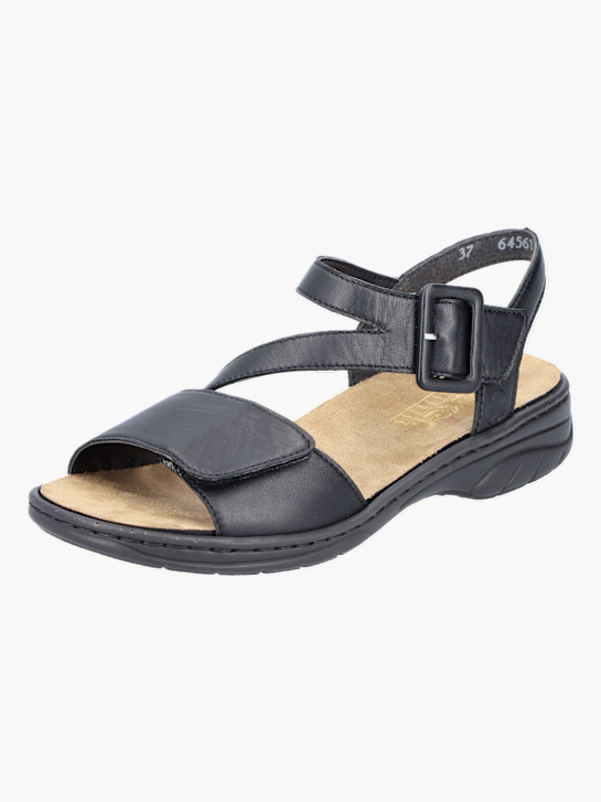 Rieker Damen Riemchensandalen Schwarz 137307 2