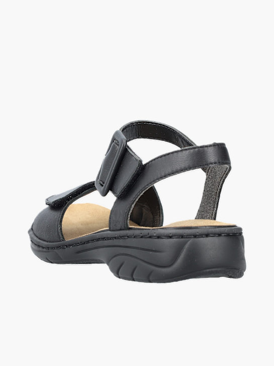 Rieker Damen Riemchensandalen Schwarz 137307 3