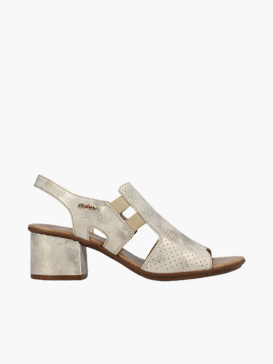Rieker Damen Riemchensandaletten Beige 137314 1