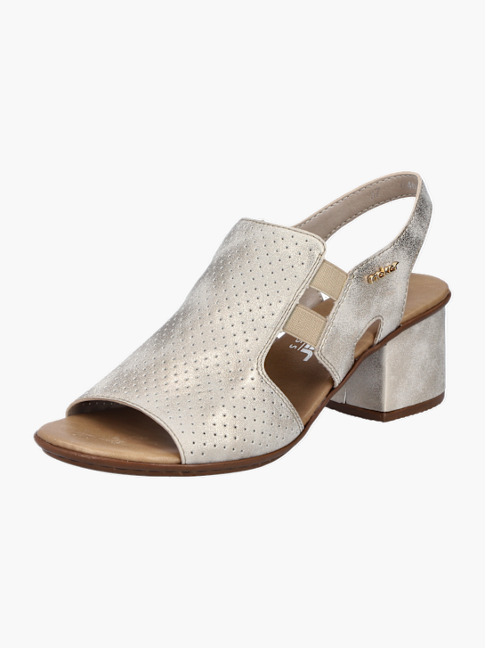 Rieker Damen Riemchensandaletten Beige 137314 2