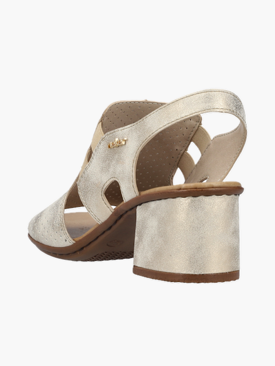Rieker Damen Riemchensandaletten Beige 137314 3