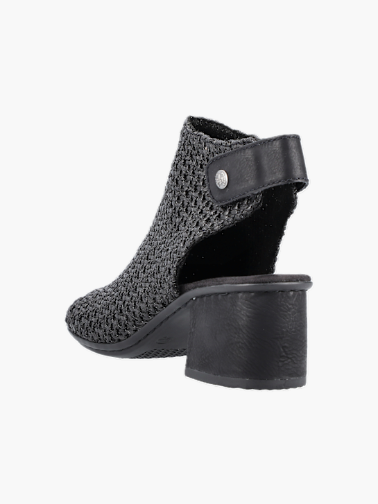 Rieker Damen Sandaletten Schwarz 137315 3
