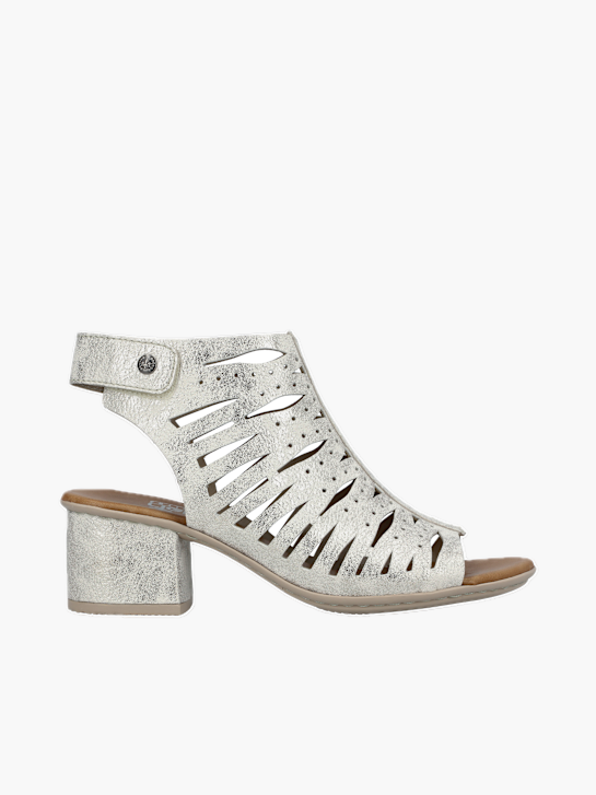 Rieker Damen Sandaletten Silber 137317 1