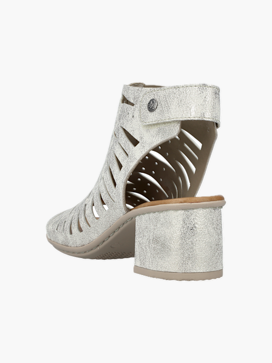Rieker Damen Sandaletten Silber 137317 3