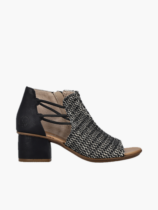 Rieker Damen Sandaletten Schwarz 137318 1