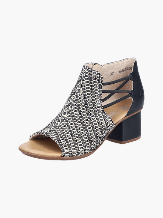 Rieker Damen Sandaletten Schwarz 137318 2