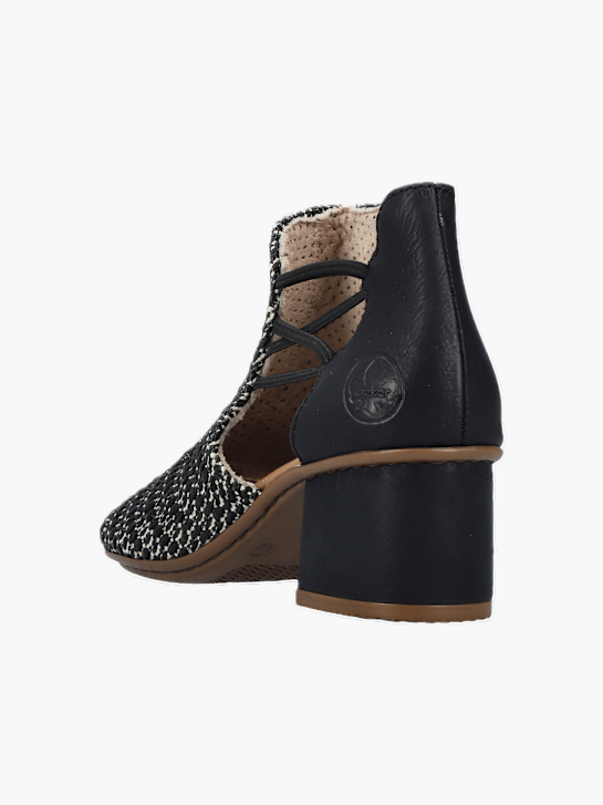 Rieker Damen Sandaletten Schwarz 137318 3