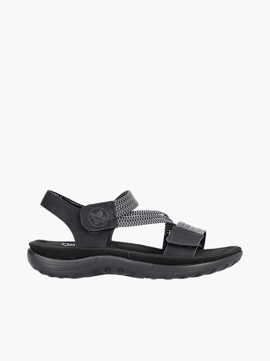 Rieker Damen Trekkingsandalen Schwarz 137322 1
