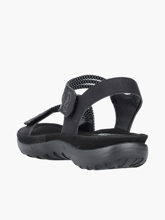 Rieker Damen Trekkingsandalen Schwarz 137322 3