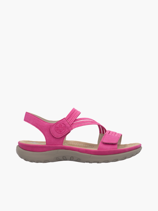 Rieker Damen Trekkingsandalen Rosa 137324 1