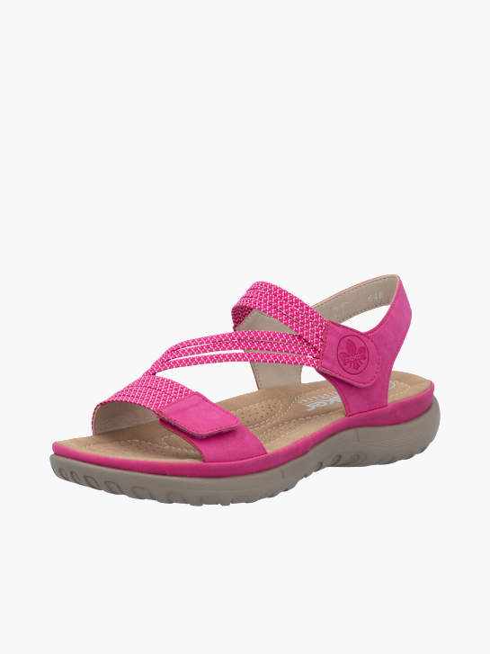 Rieker Damen Trekkingsandalen Rosa 137324 2