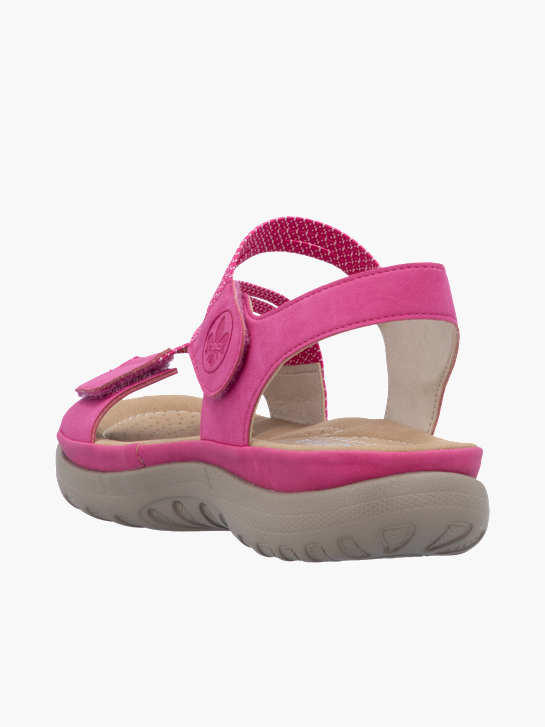 Rieker Damen Trekkingsandalen Rosa 137324 3
