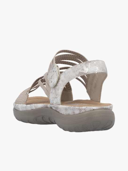 Rieker Damen Trekkingsandalen Beige 137328 3