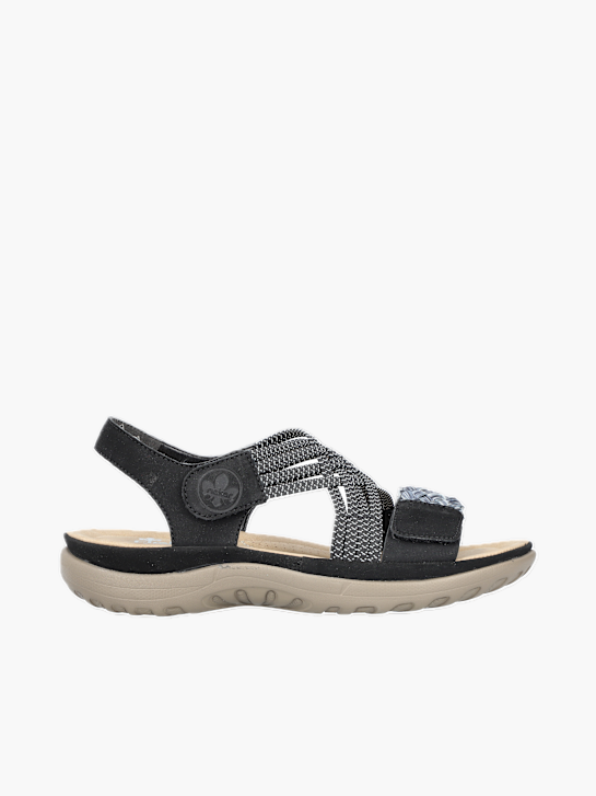 Rieker Damen Trekkingsandalen Schwarz 137329 1