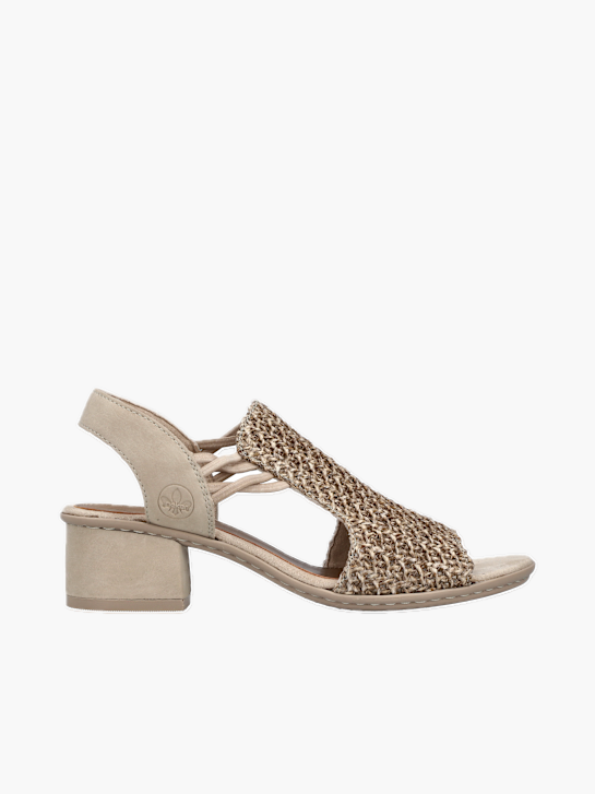 Rieker Damen Sandaletten Beige 137332 1