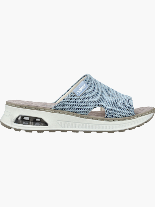 Rieker Damen Pantoletten Blau 137334 1