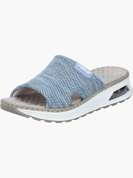 Rieker Damen Pantoletten Blau 137334 2
