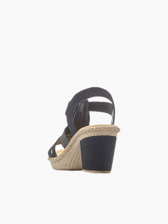 Rieker Damen Riemchensandaletten Schwarz 137337 3