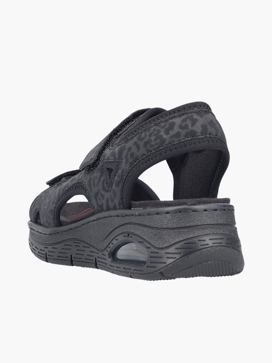 Rieker Damen Trekkingsandalen Schwarz 137346 3