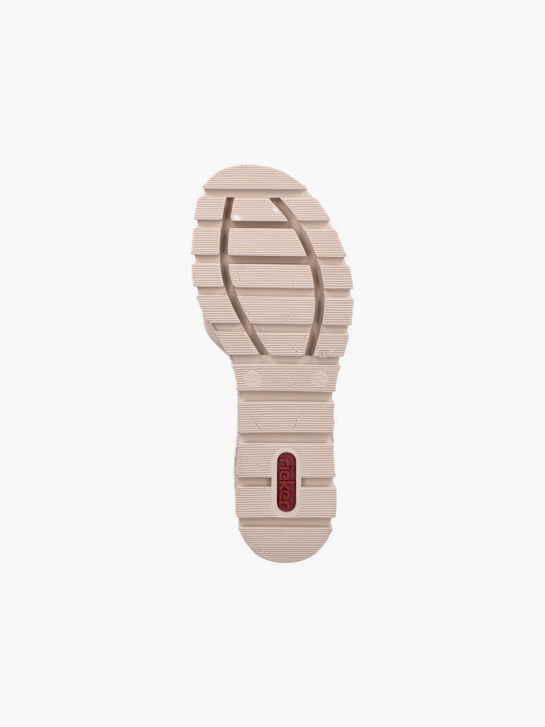 Rieker Damen Keilsandaletten Beige 137352 4