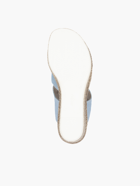 Rieker Damen Pantoletten Blau 137361 4