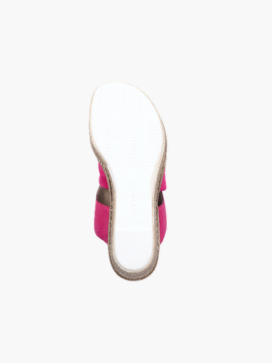 Rieker Damen Pantoletten Rosa 137362 4