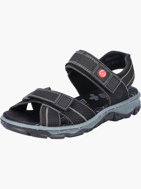 Rieker Damen Trekkingsandalen Schwarz 137365 2