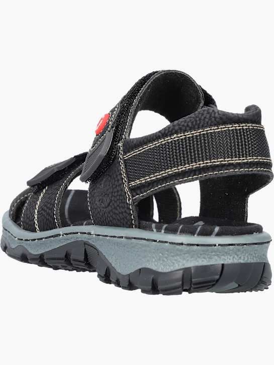 Rieker Damen Trekkingsandalen Schwarz 137365 3