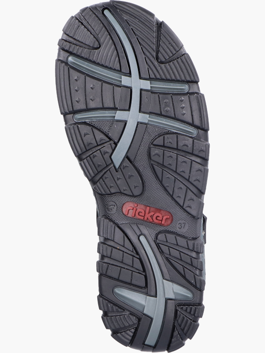 Rieker Damen Trekkingsandalen Schwarz 137365 4