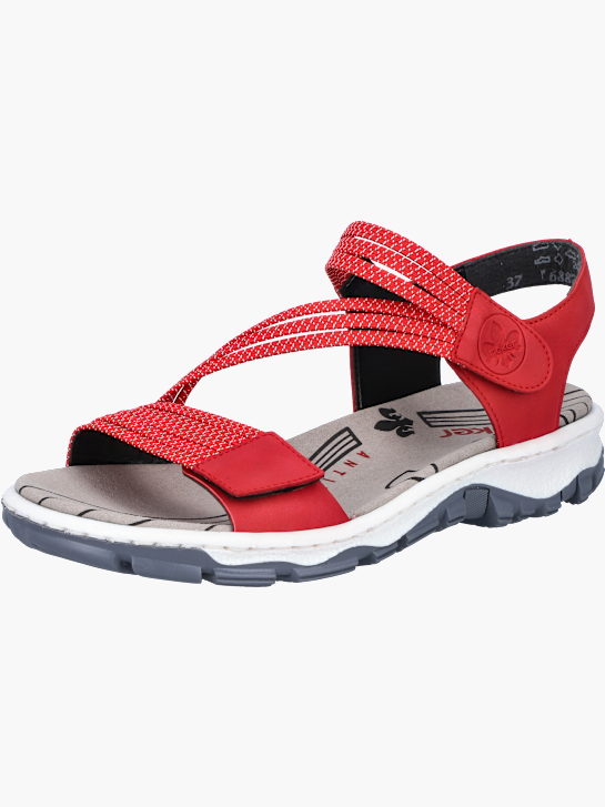 Rieker Damen Trekkingsandalen Rot 143654 1