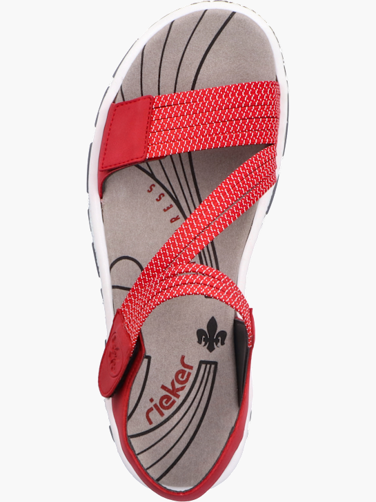 Rieker Damen Trekkingsandalen Rot 143654 3