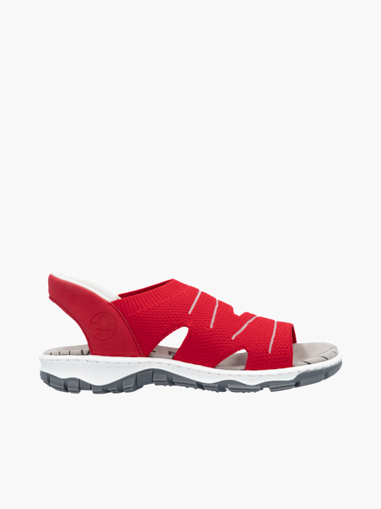 Rieker Damen Trekkingsandalen Rot 137374 1