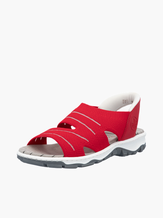 Rieker Damen Trekkingsandalen Rot 137374 2