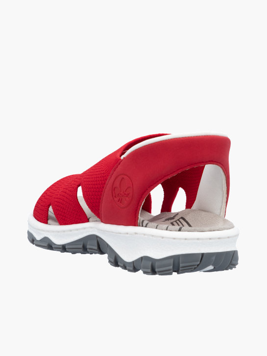 Rieker Damen Trekkingsandalen Rot 137374 3