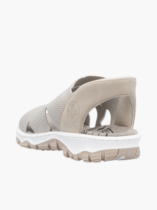 Rieker Damen Trekkingsandalen Beige 137375 3