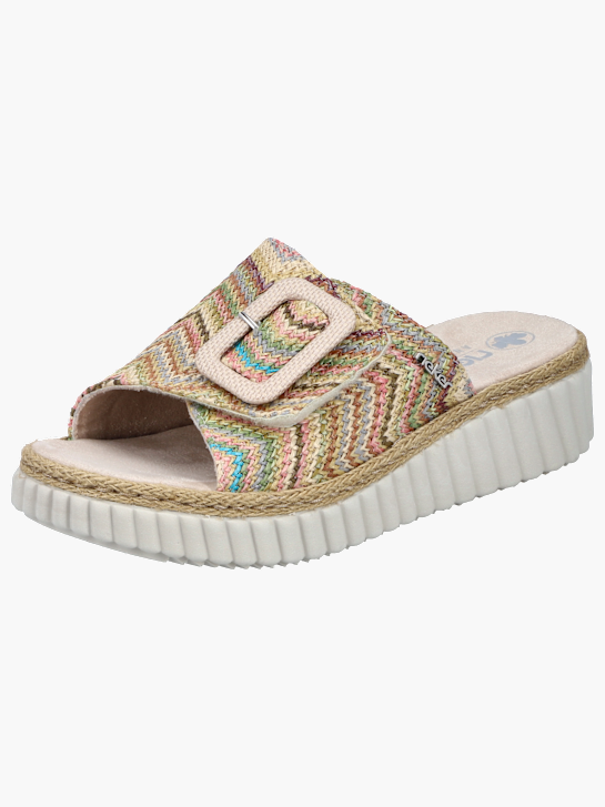Rieker Damen Pantoletten Multicolor 137379 2