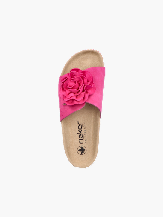 Rieker Damen Pantoletten Rosa 131308 4