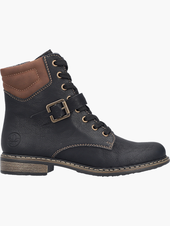 Rieker Damen Schnürstiefel Schwarz 143657 1