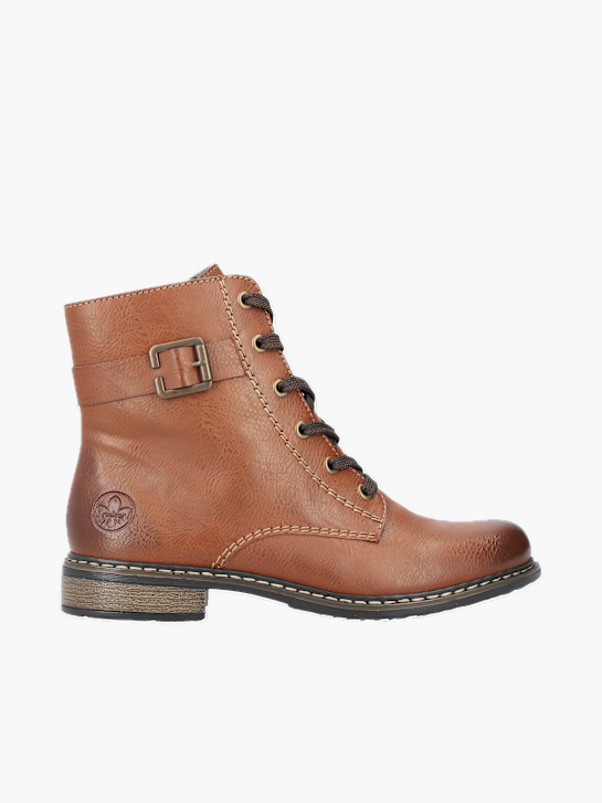 Rieker Damen Schnürstiefel Braun 137389 1