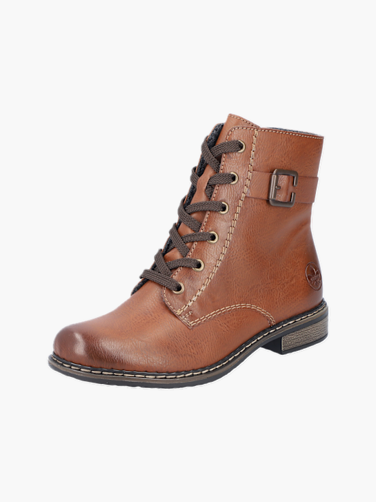 Rieker Damen Schnürstiefel Braun 137389 2