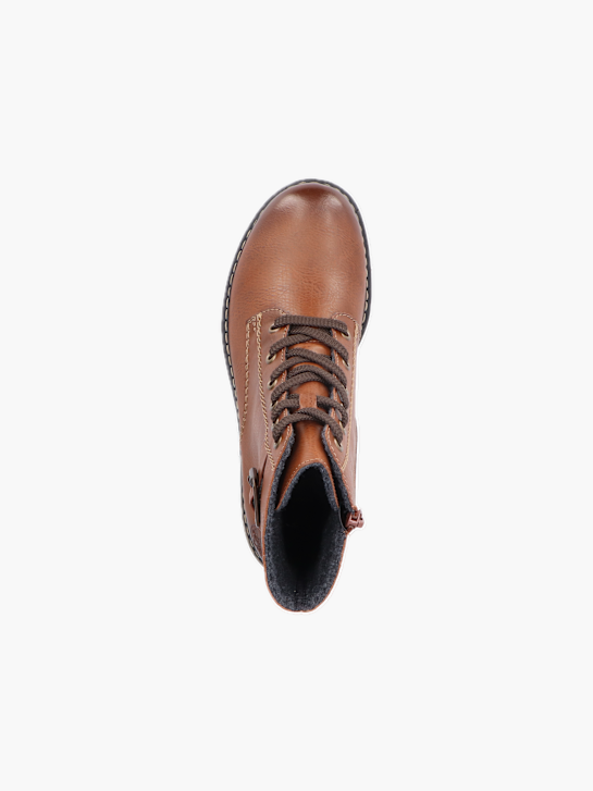 Rieker Damen Schnürstiefel Braun 137389 4
