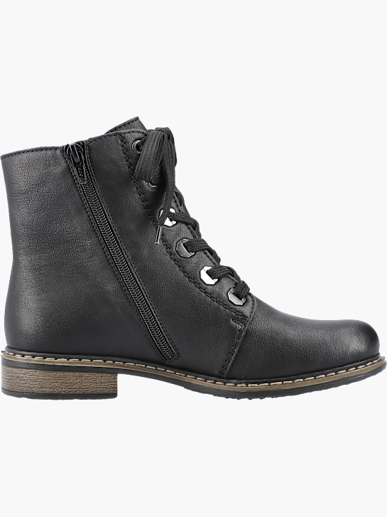 Rieker Damen Biker Boots Schwarz 143658 3