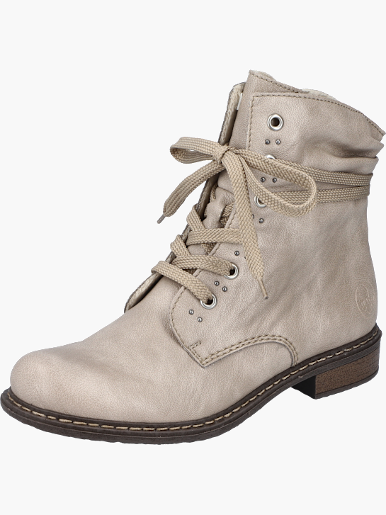 Rieker Damen Schnürstiefel Beige 143660 2