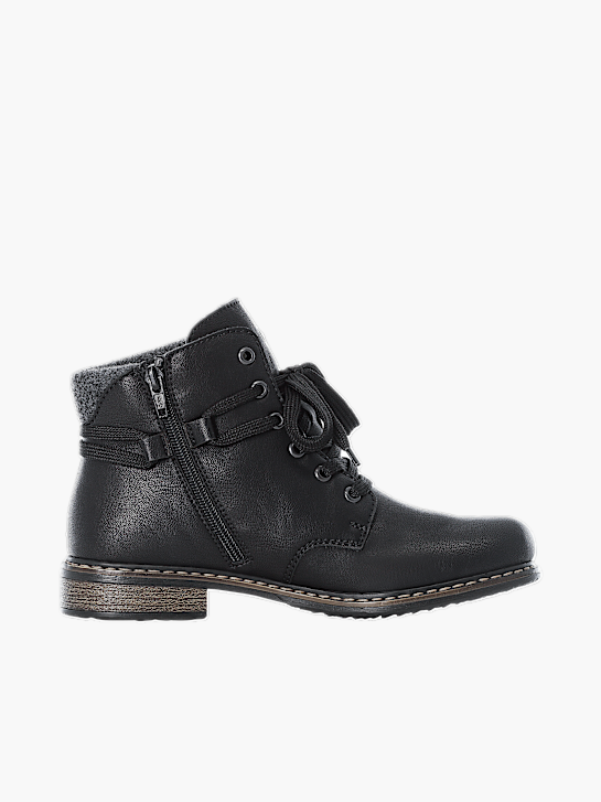 Rieker Damen Schnürstiefel Schwarz 137390 3