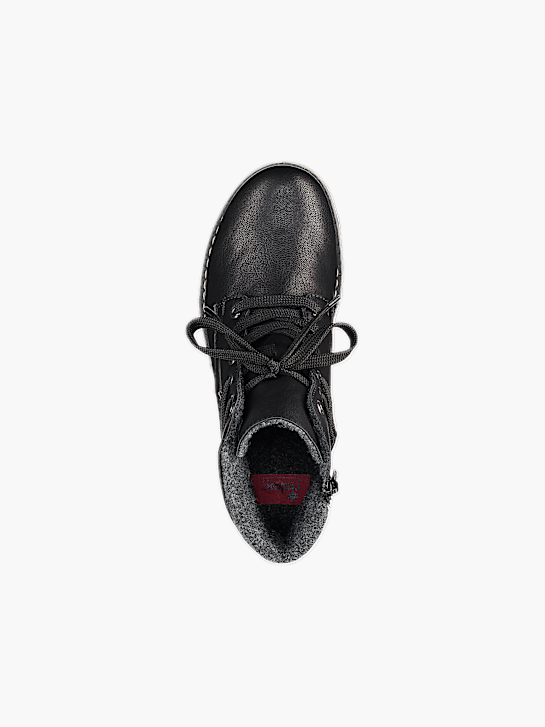 Rieker Damen Schnürstiefel Schwarz 137390 4