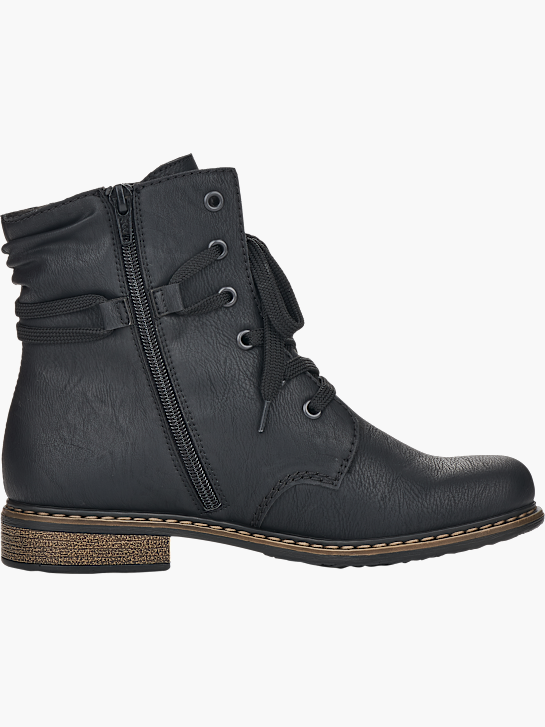 Rieker Damen Schnürstiefel Schwarz 137391 3