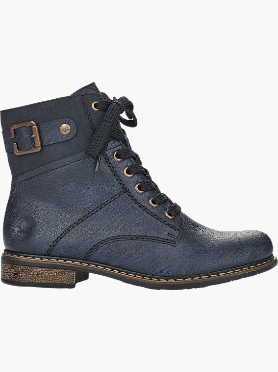 Rieker Damen Schnürstiefel Blau 143662 1