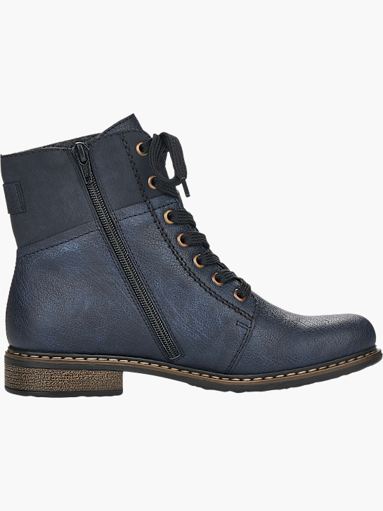 Rieker Damen Schnürstiefel Blau 143662 3