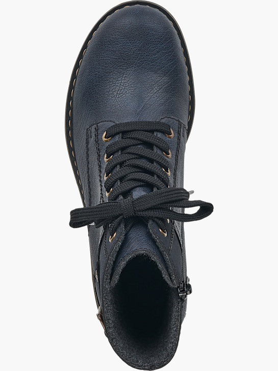 Rieker Damen Schnürstiefel Blau 143662 4